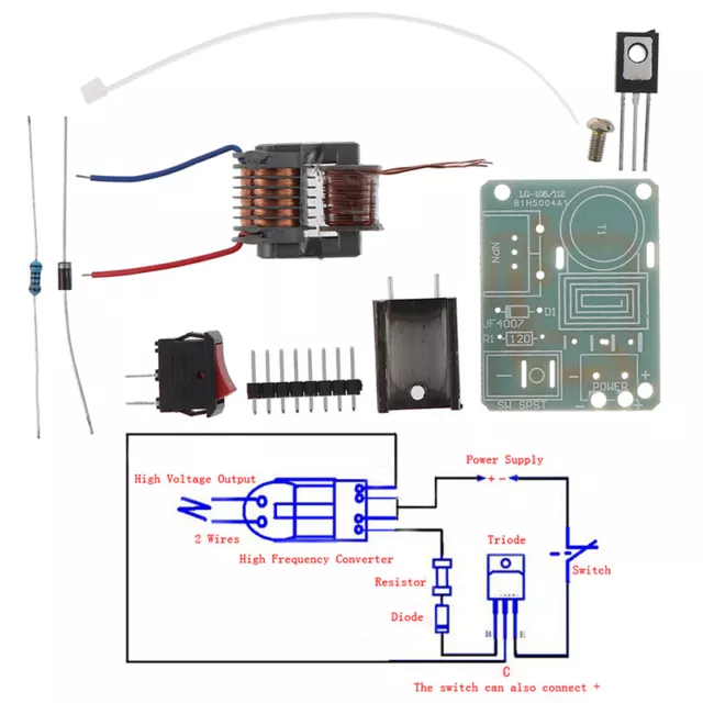1SET 15KV Kit fai da te Generatore di inverter ad alta tensione  SZ