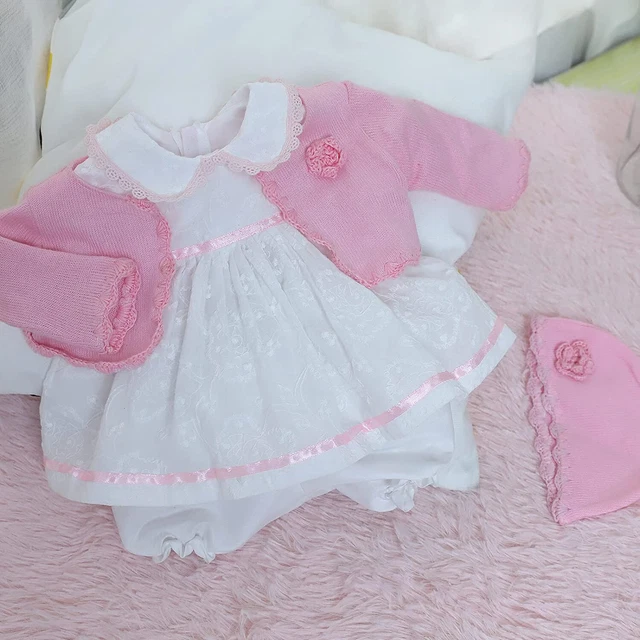 18"-22" Reborn Dolls Clothes Baby Doll Newborn Girl Dress Clothing Outfit Pants