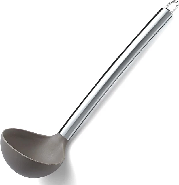 Berglander Ladle, Non-stick Silicone Kitchen Ladle, Soup Ladle, Cooking Ladle to