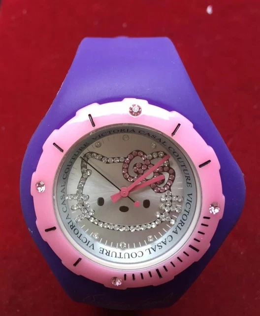 Montre Hello Kitty Victoria Casal Couture Paris - Pour Fille - Occasion Fonctionnelle Avec Boîte