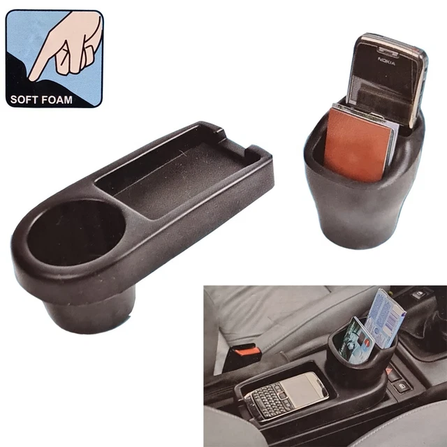 Portabibite Per Auto Smart Fortwo W451 - Plastica ABS, Nero, OE A4518100370 - Foto 2