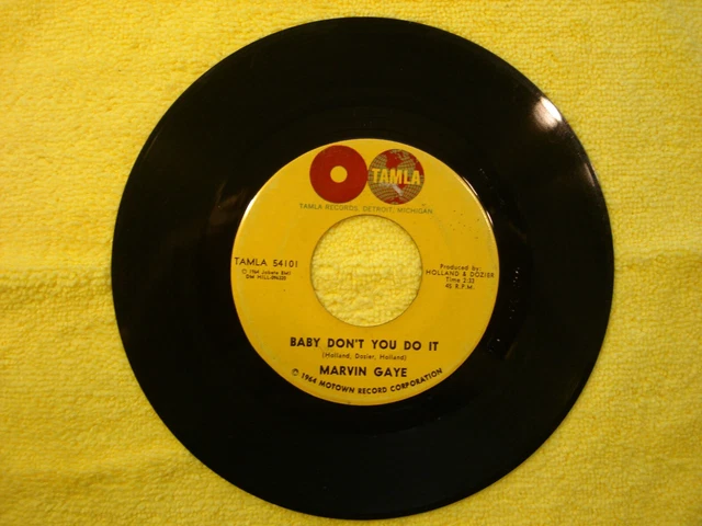 1964 MARVIN GAYE « Baby Don't You Do It » 45 7 » EUR 10,36 PicClick FR