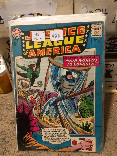 #26  Justice  League  Of  America   Vg-F    Half  Price   Sale  Yes  We  Combine