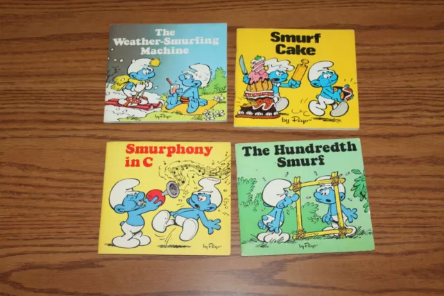 Smurfs Mini Storybook: Peyo: Wather-Smurfing Machine/Cake/In Air/Fake Smurf  lot