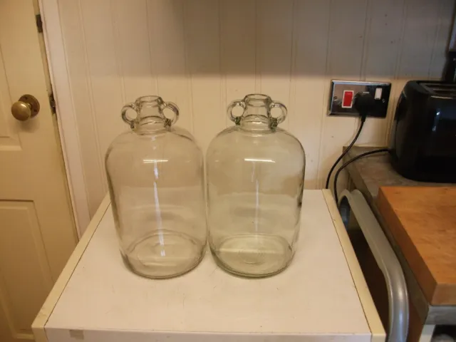 DEMIJOHN Clear Glass 5 Litres - £4.50  or DISCOUNT 4 TWO