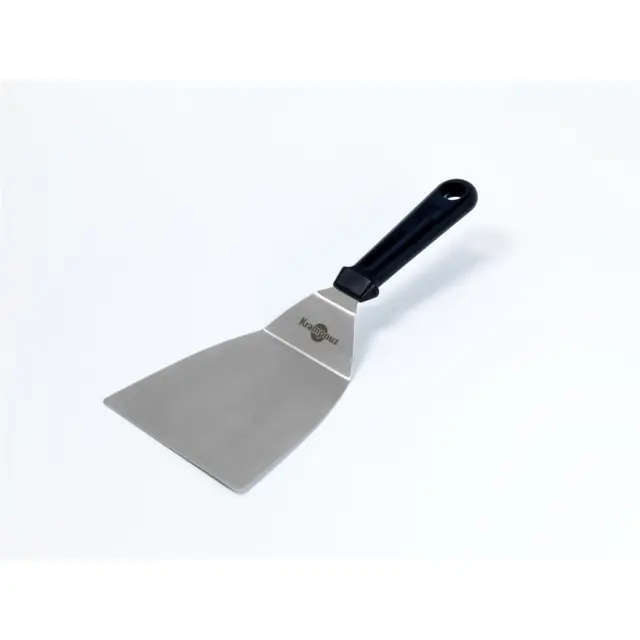 Stainless steel angled spatula