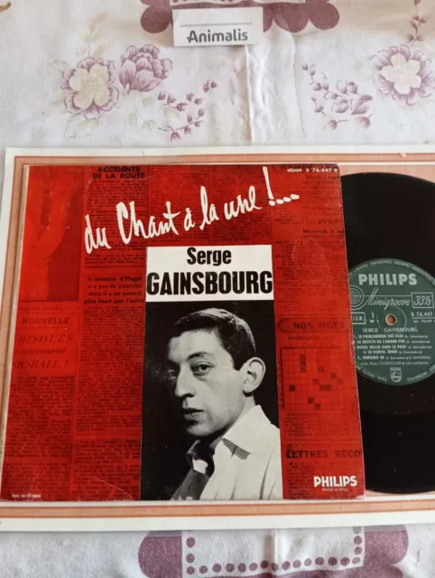 Serge Gainsbourg - 33 Tours - 25Cm - Son 1° L.p. En 1958 - Biem - Original -
