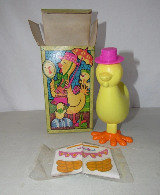 De Colección Avon 1971 Cluck-A-Doo Botella De Pollo Baño De Burbujas 8 Oz. ~~Nuevo De Lote Antiguo