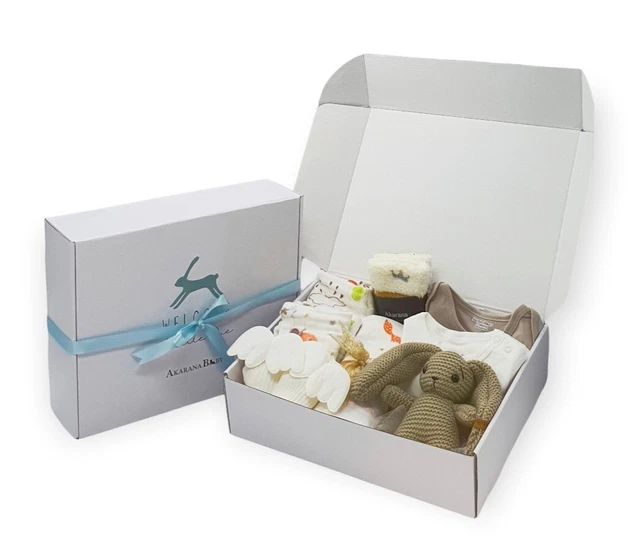 Akarana Baby Flappy The Mini Lop Bunny Gift Box Newborn Fullmoon Baby Shower