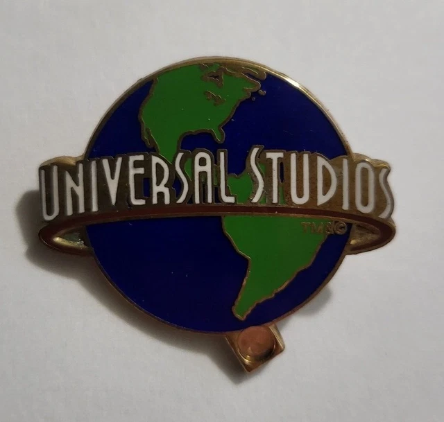 UNIVERSAL STUDIOS THEME Park Classic Globe Logo Collectible Pin Rare £