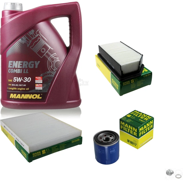 Mann-Filter Controllo Set 5 L mannol Energy Combi Ll 5W-30 per Hyundai IX20