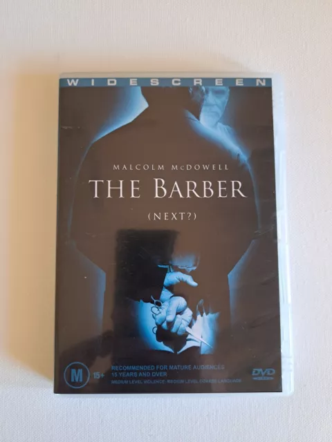 The Barber (DVD Region 4) 2001 Malcolm McDowell RARE OOP Thriller Vgc FREE POST