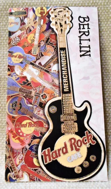 Hard Rock Cafe Berlin Merchandise Pamphlet Brochure - See Pictures