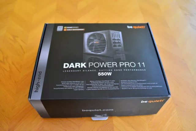 Stai zitto! Alimentatori Dark Power Pro 11 550W 80PLUS Platinum (BN250) ATX IMBALLO ORIGINALE