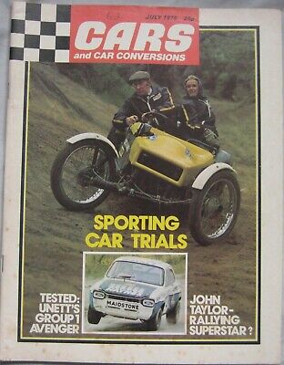 Cars & Car Conversions magazine July 1975