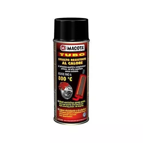 Vernice Alte Temperature 800° Macota Tubo Spray per Pinze Freni Auto Moto 400 ml