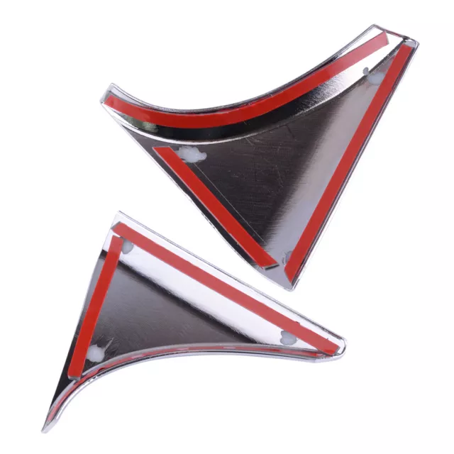 Chrome Rear Window Side Spoiler Wing Cover Trim für Nissan Qashqai J11 le 2