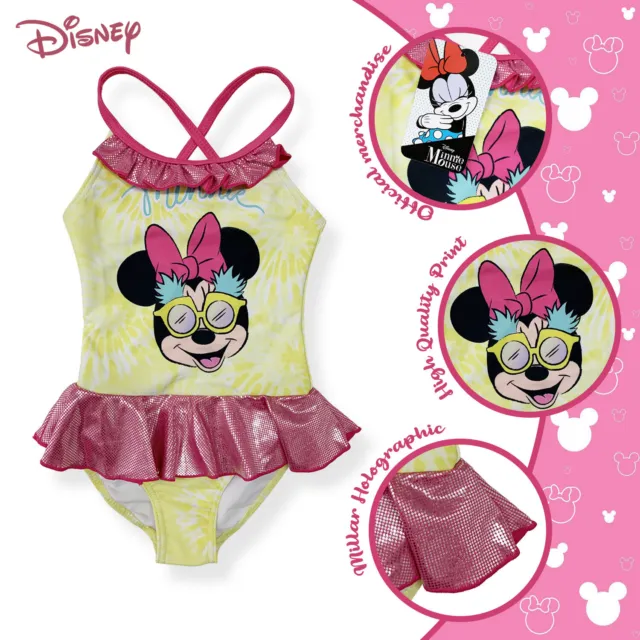 Costume da bagno bambina Disney Minnie Mouse un pezzo costume mare intero 6162 2