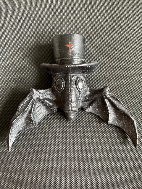 Chet Zar Black Magick Bat Frame Corner/Wall Hanger