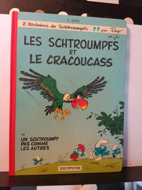 Les Schtroumpfs et Le Cracoucas Édition 1973 Dos Rond - Très Bon État