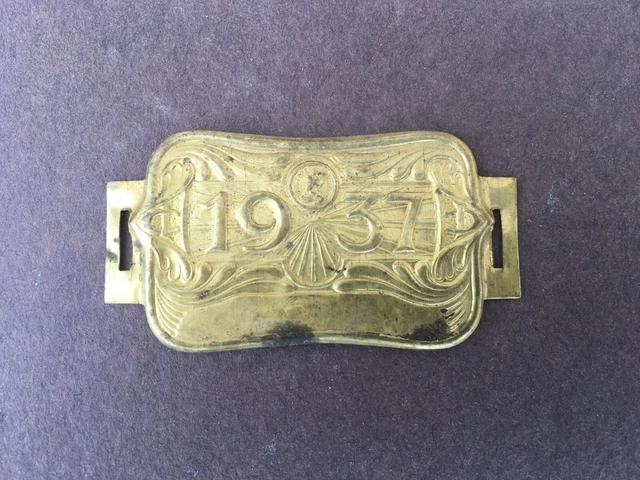 ANCIENNE PLAQUE TAXE fiscale de vélo 1930 EUR 8,00 - FR