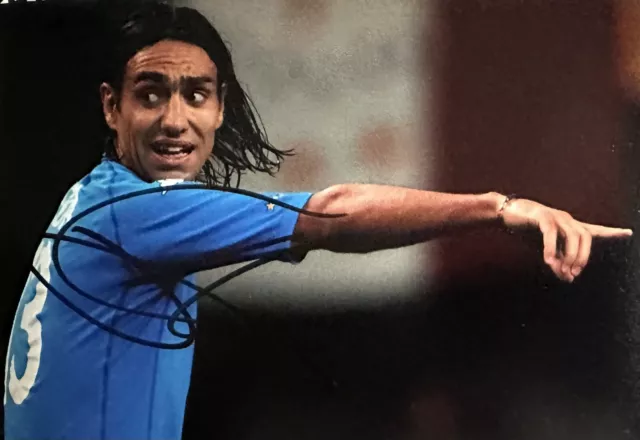 Alessandro Nesta Hand Signed Italy 6X4 Photo + Proof