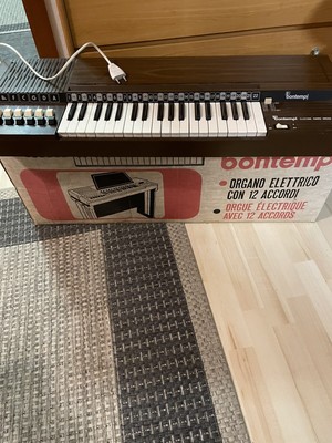 Bontempi BONTEMPI ORGANO ELETTRONICO PIANOLA VINTAGE TASTIERA 25 TASTI NON TESTATA 1974 