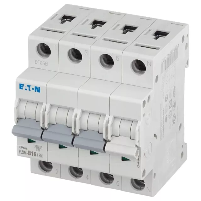 Eaton PLSM-B16/3N-MW Leitungsschutzschalter 16A 3+N-p B-Ch ( 242517 ALT 245045 ) 2