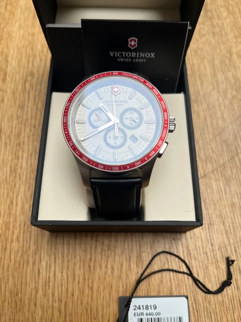 VICTORINOX ALLIANCE SPORT White Men s Watch 241819 BNWT 225.00 PicClick UK