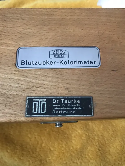 ZEISS IKON  Blutzucker-Kolorimeter  mit Original  Box