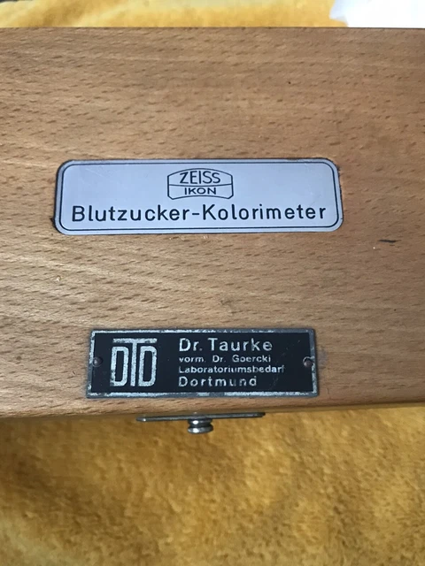 ZEISS IKON  Blutzucker-Kolorimeter  mit Original  Box