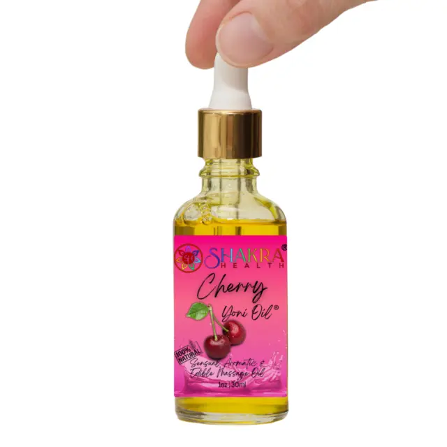 Yoni Oil Cherry Massage Oil. Balance PH, Moisturise, Flavoured Intimate Hygiene