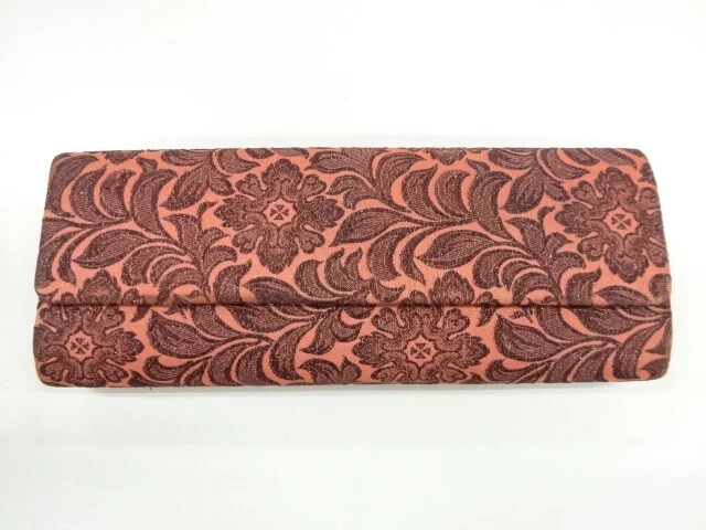 6524631: Japanese Kimono / Antique Bag / Woven Floral Plants