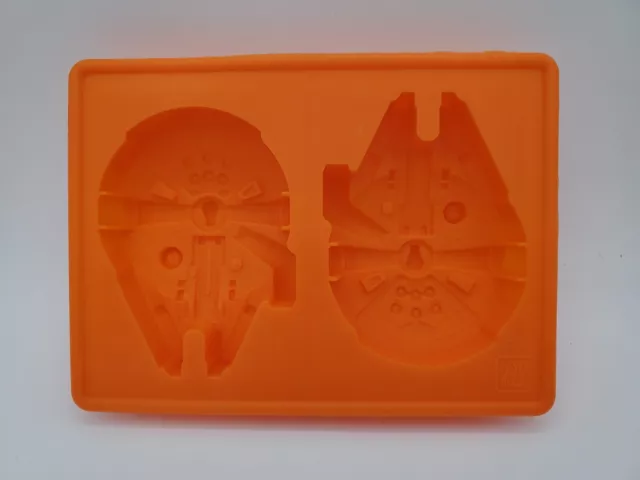 Star Wars Party Millennium Ice Cube Tray Chocolate Jello Silicone Mold - 6" x 4"