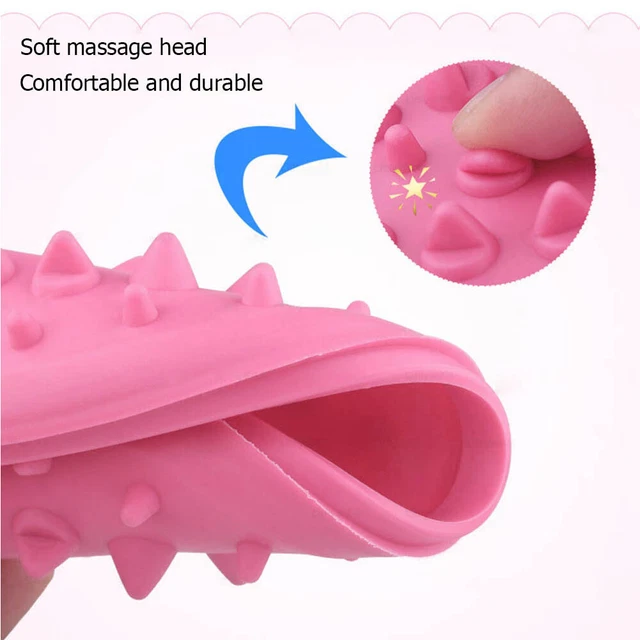 Hand-Held Full Body Massage Brush Anti Cellulite Muscles Massager (Pink) fr 8