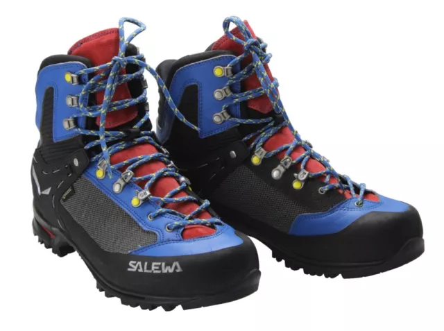 Salewa MS Raven 2 Mayan Blue Schuhe Herren Eu 42 /UK 8 Gore-Tex Vibram Flex