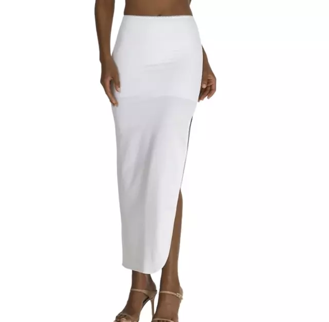 Dominique Full Length Control Slip With Adjustable Slit Minimize Tummy No Show