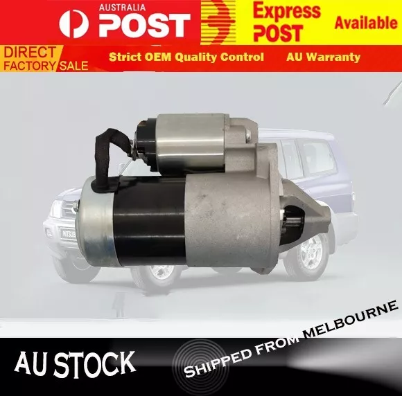 New Starter Motor for Mitsubishi Pajero Triton 6G74 72 3.5L V6 Petrol 97-04 AUTO