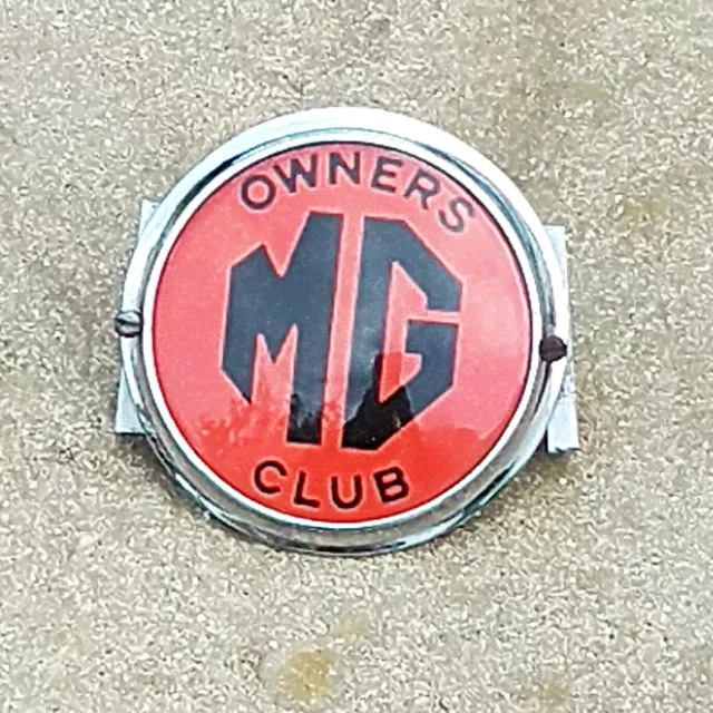 MG Owners Club badge