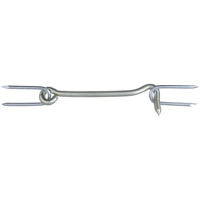 National Hardware N122-242 Heavy Gate Hook & Staple, Zinc, 6"