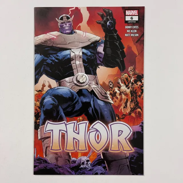 Thor 6 Nm 2Nd Printing Second Donny Cates Thanos Black Winter (2020, Marvel)