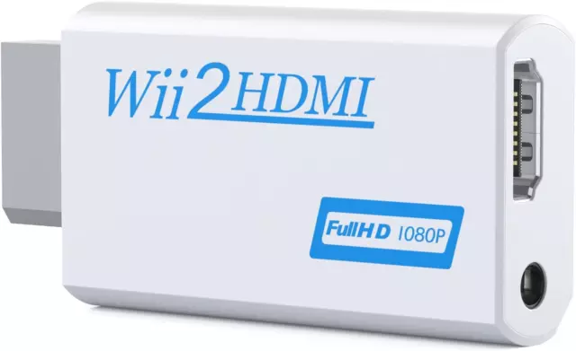 Rybozen Convertitore Da Wii a HDMI, Adattatore Da Wii a HDMI 1080P 720P, Uscita