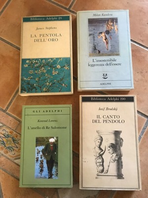 Lotto libri Adelphi Stock narrativa 