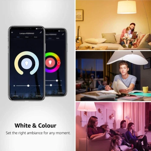Lepro Smart Glühbirne, B22 Bajonett Alexa Glühbirnen, Farbe 1 Stück (1er Pack) 3