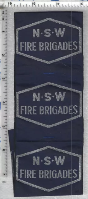 NSW Fire Brigades (New South Wales, Australia) Silver Strip Patch