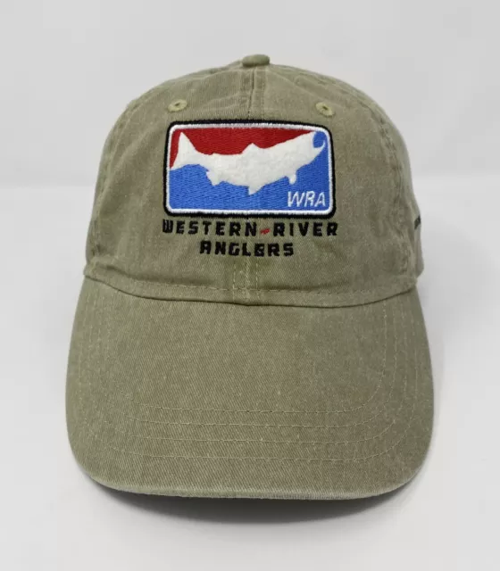 WESTERN RIVER ANGLERS Fly Fishing Hat Cap • Jackson Hole Wyoming/ USA ...