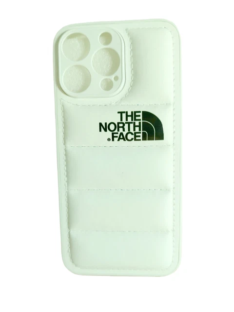 THE NORTH FACE Puffer Jacket Coque Blanche pour Apple Iphone 15