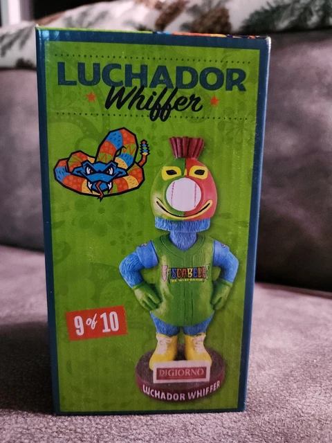 Luchador Whiffer Wisconsin Timber Rattler Bobblehead NIB  Free S/H
