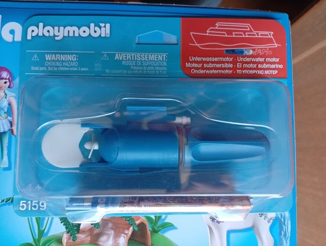 PLAYMOBIL 6864 VOITURE avec Bateau sur plateau Moteur submersible