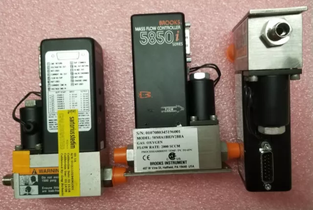 Brooks 5850i Mass Flow Controller OXYGEN 2000 SCCM ⚡️🇺🇸 SHIP+WARRANTY Brooks 5850i Mass Flow Controller OXYGEN 2000 SCCM ⚡️🇺🇸 SHIP+WARRANTY